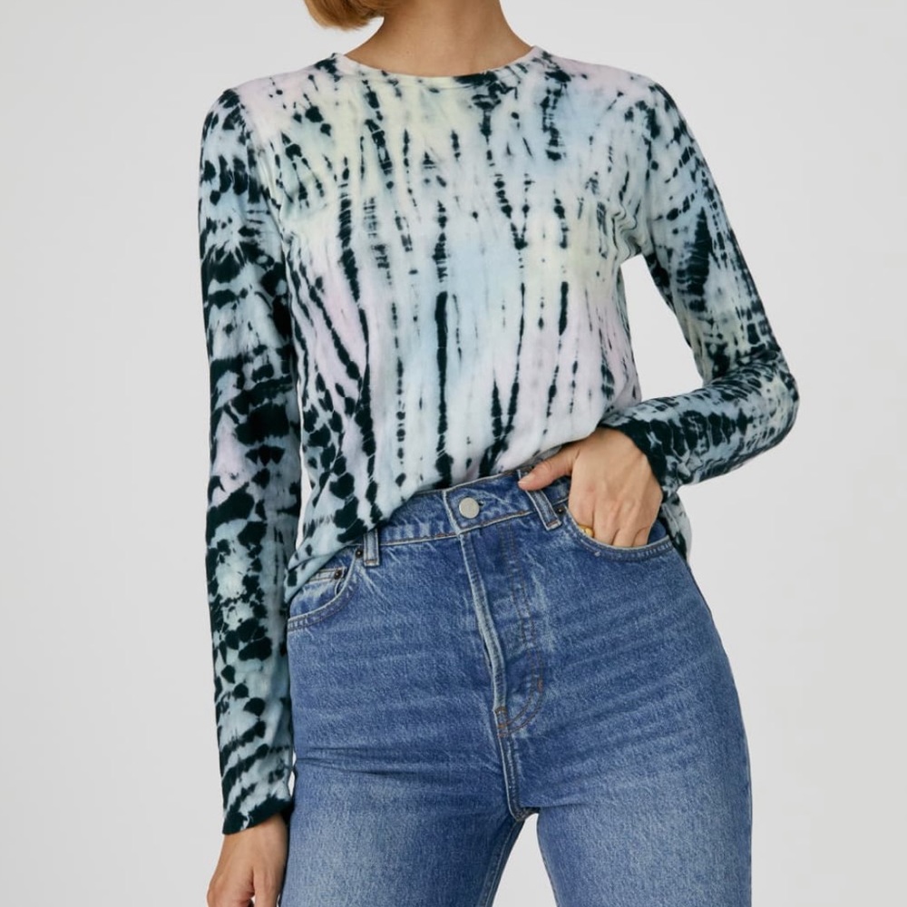 The Reformation - Eddie Long Sleeve Tie-dye Shirt